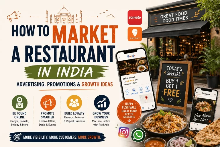 How to Advertise Promote & Market Restaurant in India